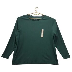 Croft & Barrow Shirt Green‎ 2x